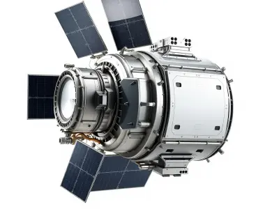 Space Satellite Module D Model Pack Low-poly 3D model