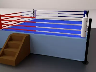 Boxing Ring 3D model