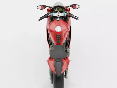 Ducati Panigale V4 Low-poly 3D model