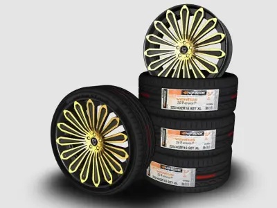 wheels lexani 757 3D model