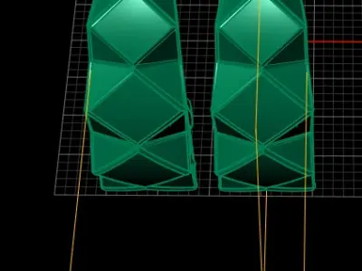 Luxury Men Earring 3d Printable Model 3D print model