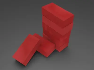 Brick Stack 2 3D model