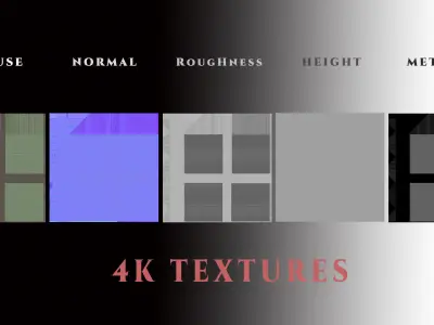 Luxury Floor - Tatami Tiles 01 Low-poly 3D model