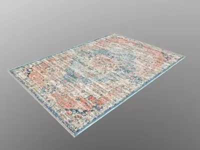 Mat 3D runner rug 3D model