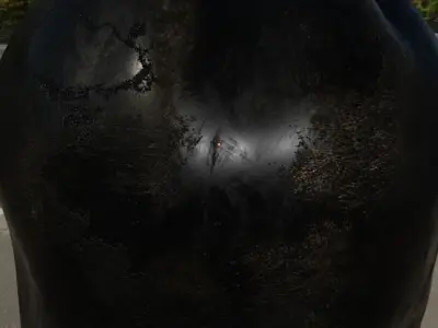 Garbage bag Free 3D model