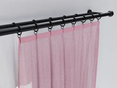 Curtains 05 collection 1 3D model