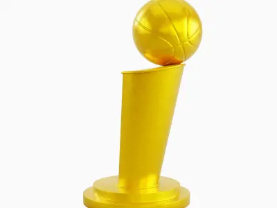 NBA Trophy Cup 3D model