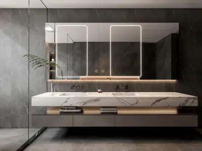 Bathroom 102 3D model