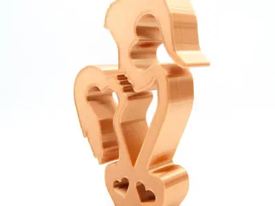 Valentines Day Statue Collection 3D print model
