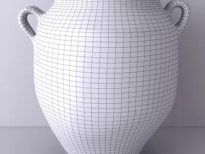 Terracotta Vase or Pot 7 3D model