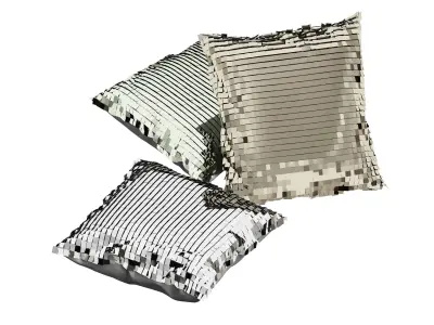 H and M Pillow Set  8 3D model