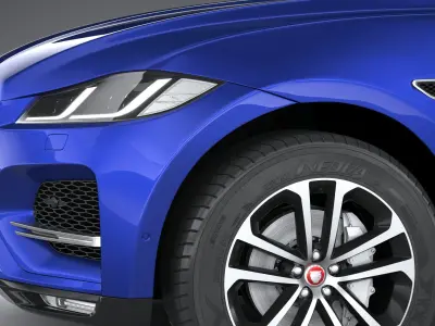 Jaguar F-Pace regular 2021 3D model