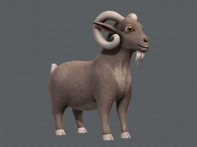 Sheep V01 Low-poly 3D model