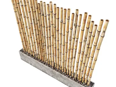 Bamboo decor n29 3D model