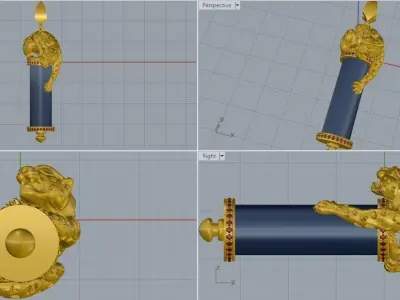 Magerit  Pendant  3D print model