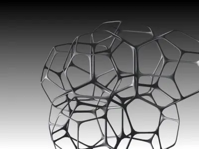 weaire-phelan structure Free 3D model