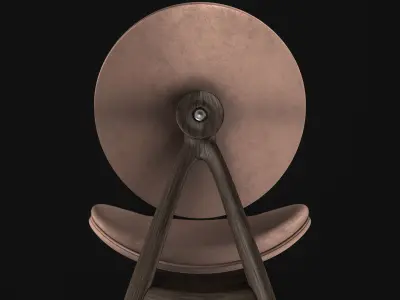 Overgaard and Dyrman Circle Dining Chair 3D model