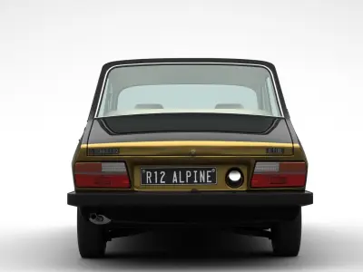 Renault 12 Alpine 3D model