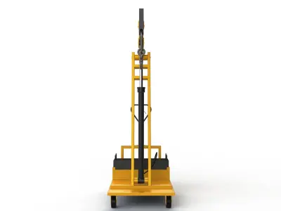 Hydraulic Crane 3D model