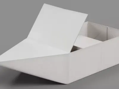 Paper Boat V3 Low-poly 3D model