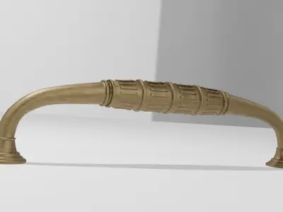 Bronze Furniture Handle 3D model