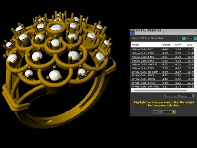 Premium diamond Ring  3D print model