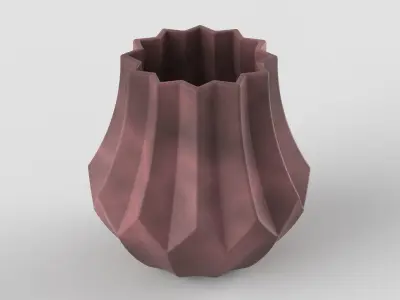 Flower Vase 3D print model get