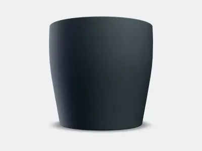 PERSILLADE Plant pot 2 Low-poly 3D model