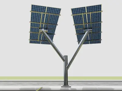 SOLAR ENERGY TREE 3D model