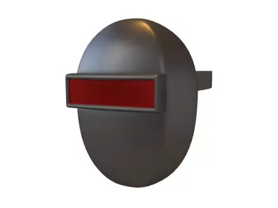 Welding Mask v1 002 Low-poly 3D model