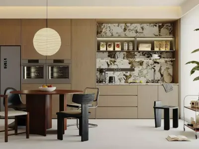 Dining Room Colection 07 for Unreal Engine 3D model