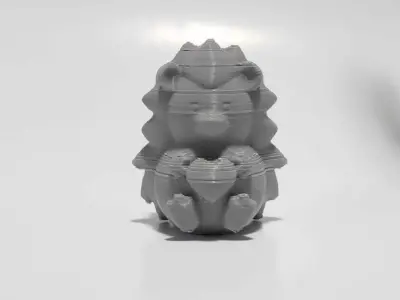 Cute Heart Hedgehog - Valentine Day 3D print model