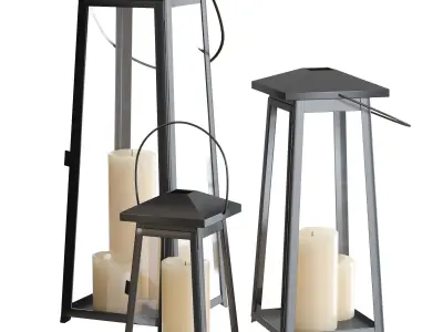 Crate and Barrel Regent Lounge Set 3D model