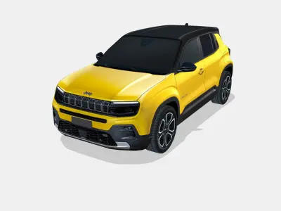 Jeep Avenger 2024 Low-poly 3D model