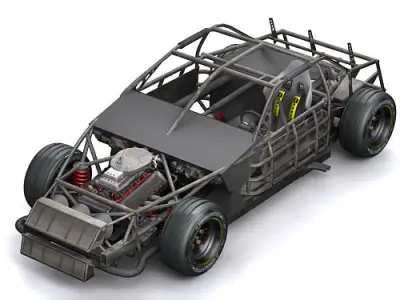 NASCAR HI DETAIL 2007 3D model