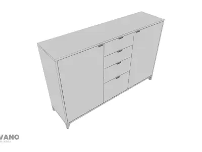 OM Chest Of Drawers CASE 060 3D model