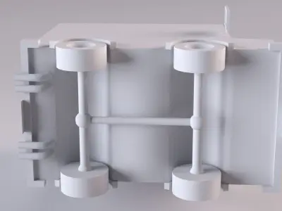 Low Poly Cartoon Car Collection Vol 1 Low-poly 3D model