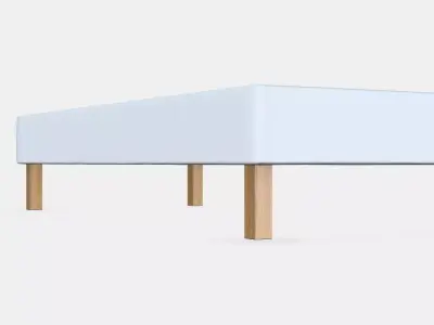ESPEVAR Sprung mattress base with legs 1 Low-poly 3D model