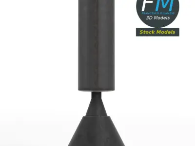 Free standing boxing bag 3D model