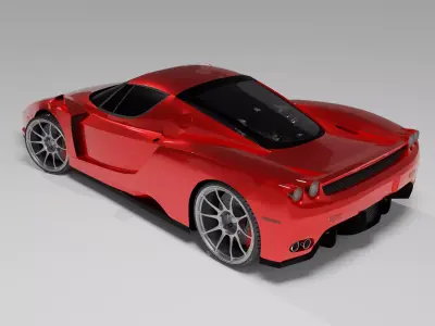  High poly Ferrari Enzo 3D model
