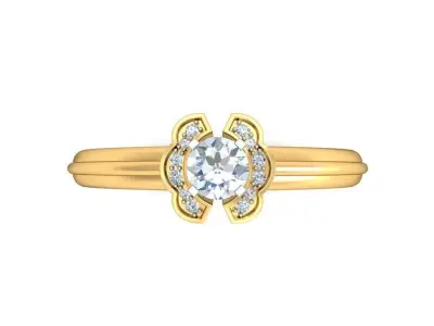 elegant luxury ring 3D print model get