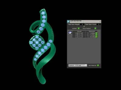 Stone Pendant 3D print model