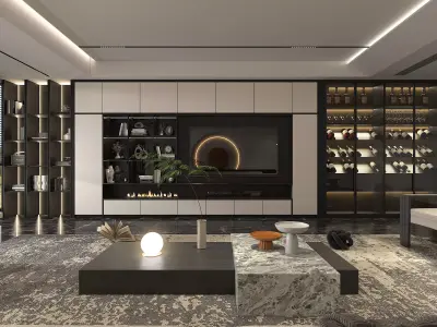 Living Room Scene 5 3D model