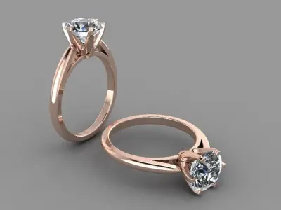 Signet ring 3D print model