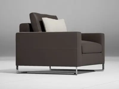 MolteniC Portfolio Chair Low-poly 3D model