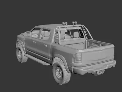 Dodge Ram 1500 TRX 2021 3D print model