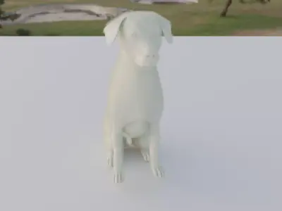 Labrador Retriever Low-poly 3D model shop