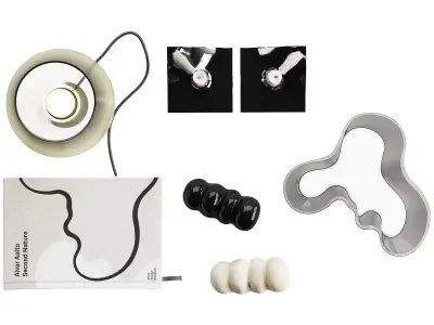 054 Living decor set ALVAR AALTO 00 3D model