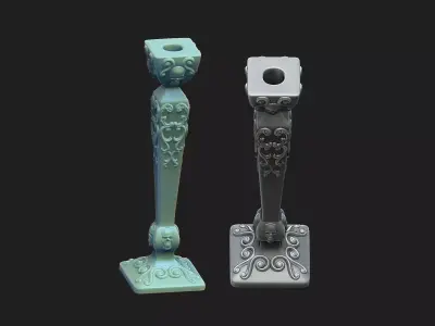 candlestick 3D print model