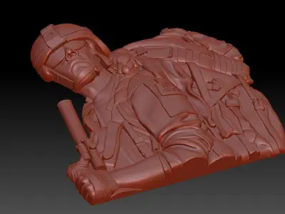 Soldier 3D print model order